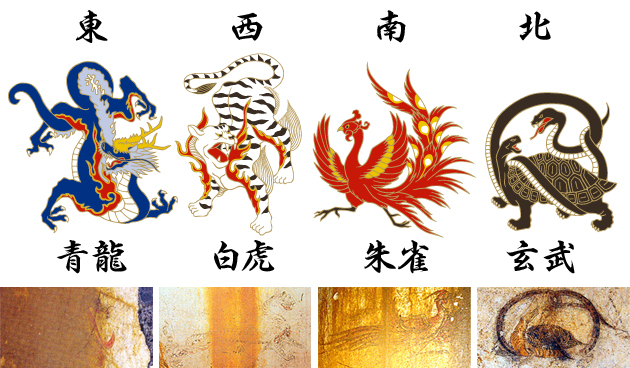 キトラ古墳の四神 | Be-Link 